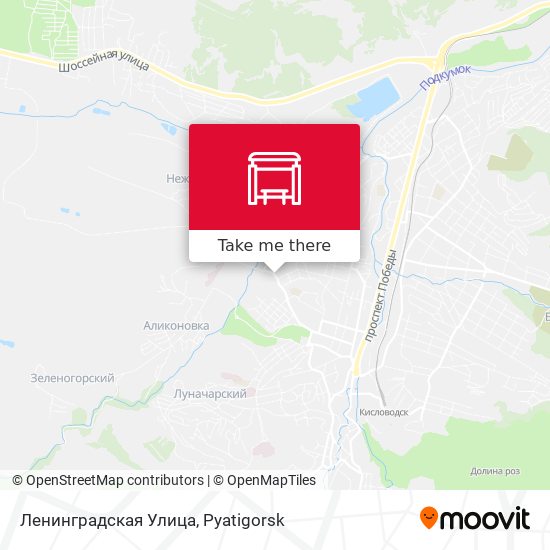 Ленинградская Улица map