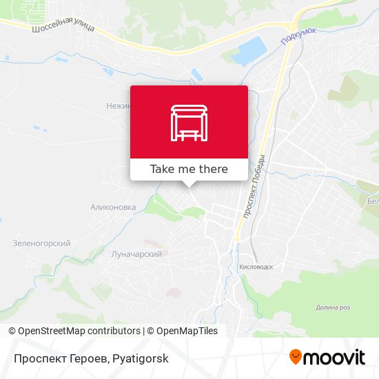 Проспект Героев map