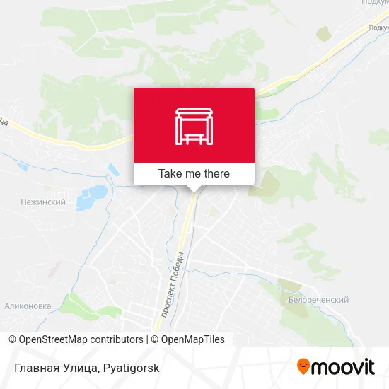 Главная Улица map
