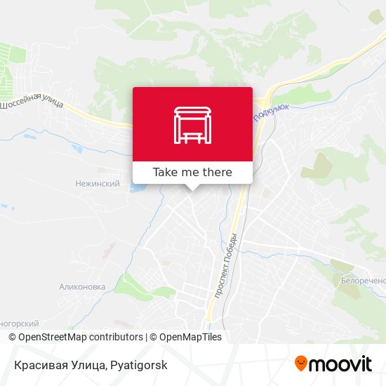 Красивая Улица map