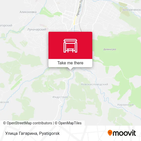 Улица Гагарина map