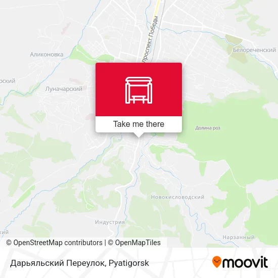 Дарьяльский Переулок map