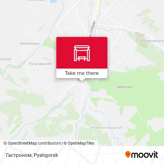 Гастроном map