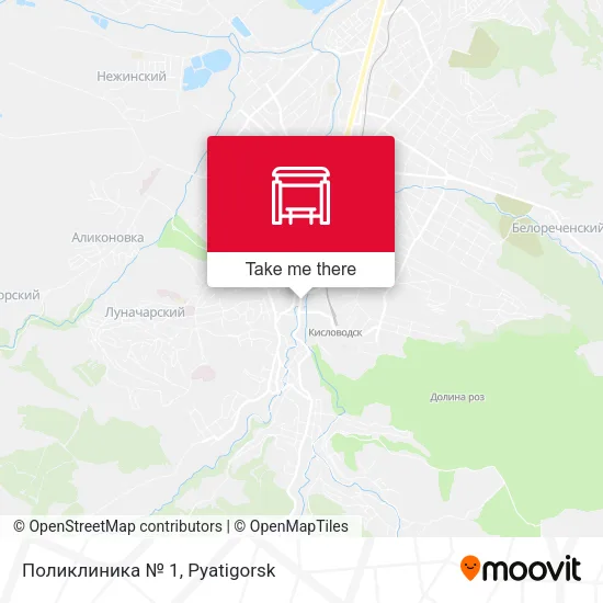 Поликлиника № 1 map