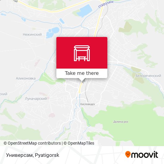 Универсам map