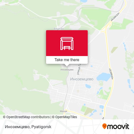 Иноземцево map
