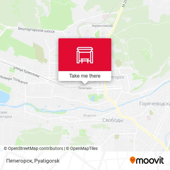 Пятигорск map