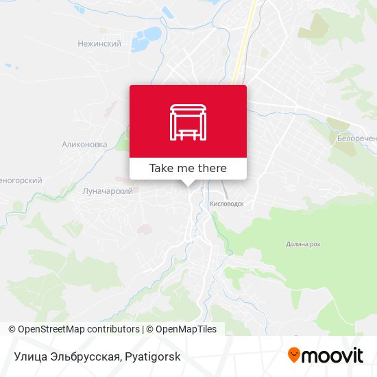 Улица Эльбрусская map