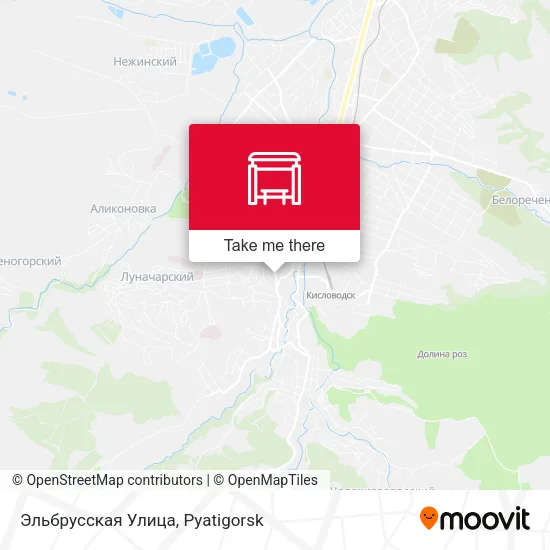 Эльбрусская Улица map