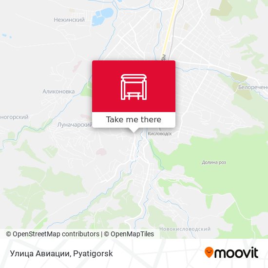 Улица Авиации map