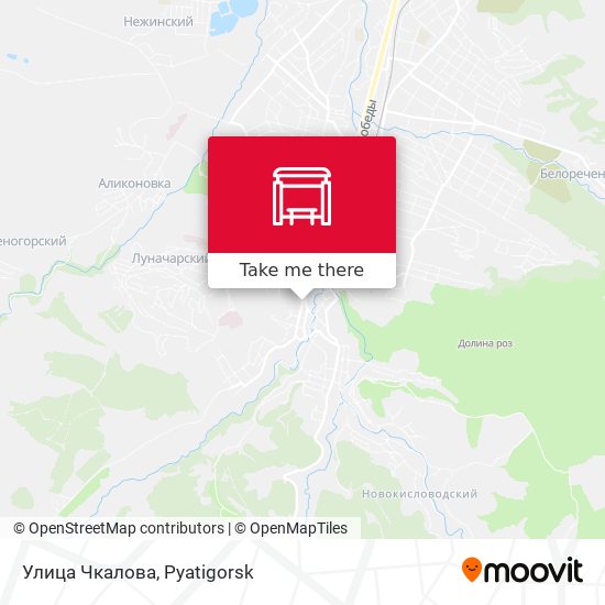Улица Чкалова map