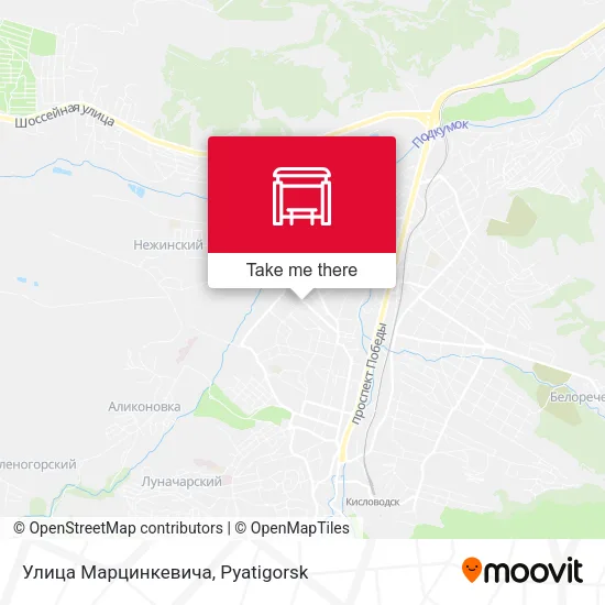 Улица Марцинкевича map