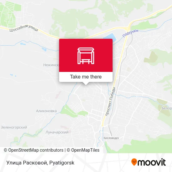 Улица Расковой map