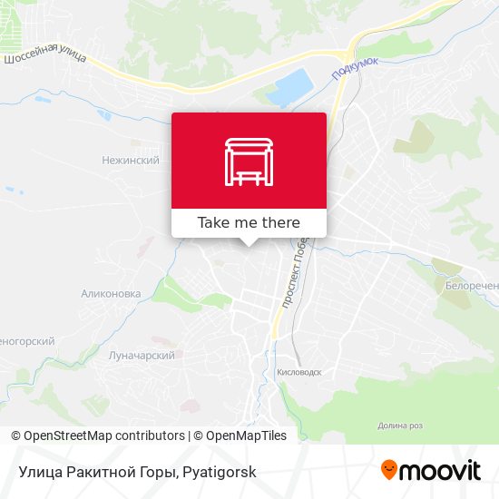 Улица Ракитной Горы map