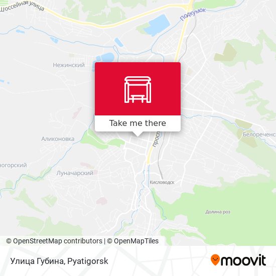 Улица Губина map