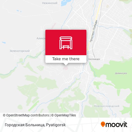 Городская Больница map