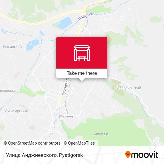 Улица Анджиевского map