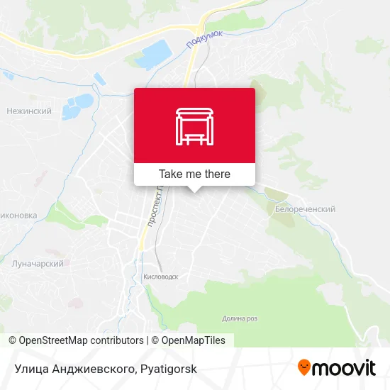 Улица Анджиевского map