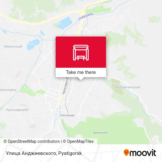 Улица Анджиевского map
