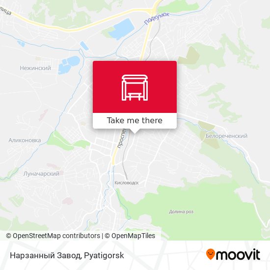 Нарзанный Завод map