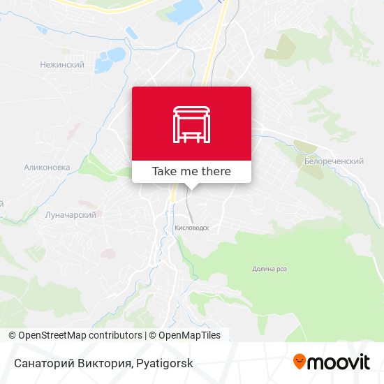 Санаторий Виктория map