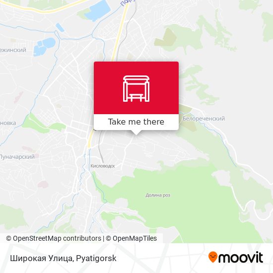 Широкая Улица map