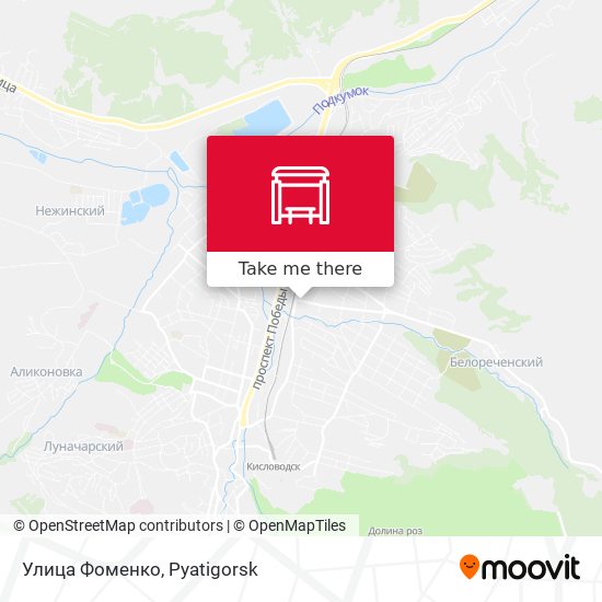 Улица Фоменко map