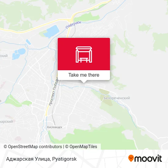 Аджарская Улица map