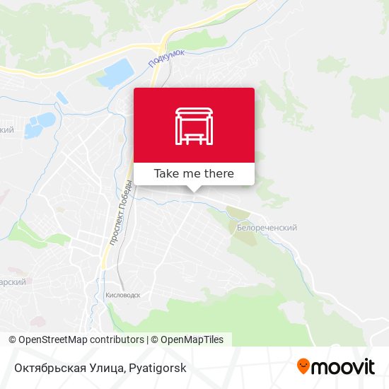 Октябрьская Улица map