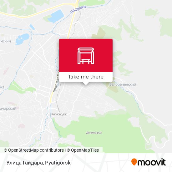 Улица Гайдара map