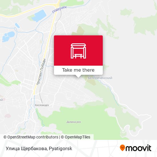 Улица Щербакова map