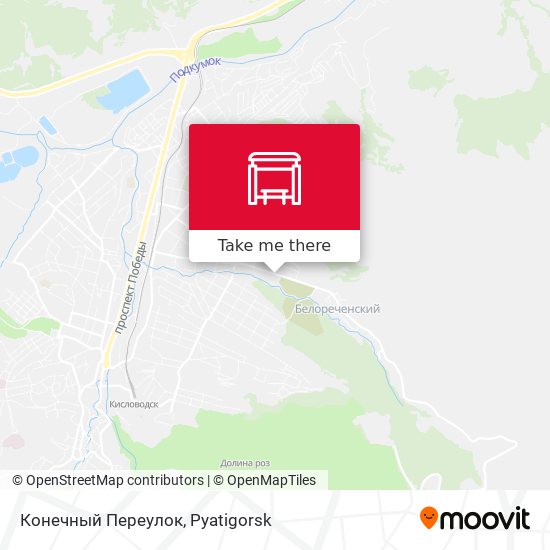 Конечный Переулок map