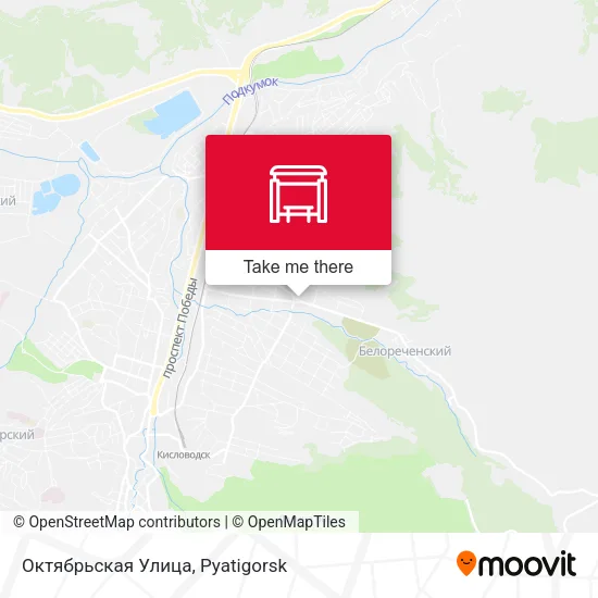 Октябрьская Улица map