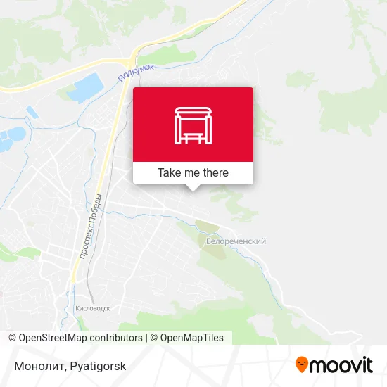 Монолит map