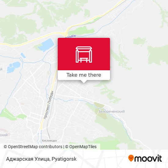 Аджарская Улица map