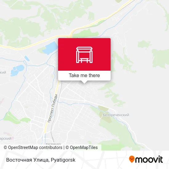 Восточная Улица map