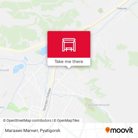 Магазин Магнит map