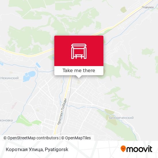 Короткая Улица map