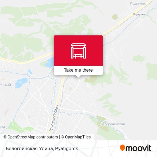 Белоглинская Улица map