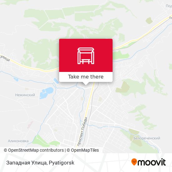Западная Улица map