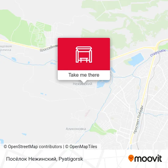 Посёлок Нежинский map