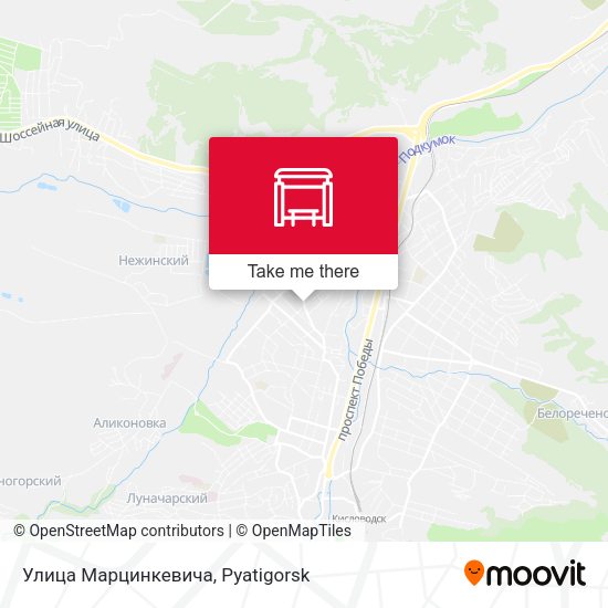 Улица Марцинкевича map