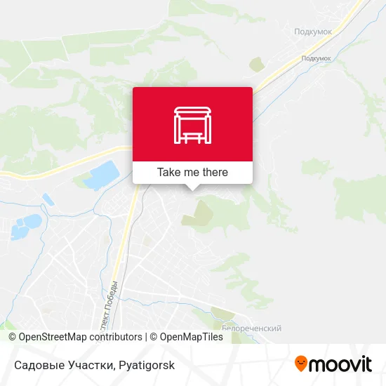 Садовые Участки map