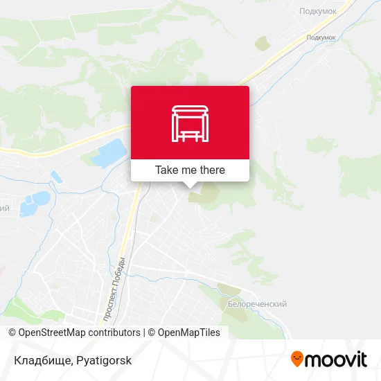 Кладбище map