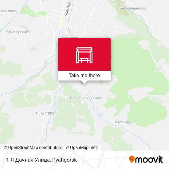 1-Я Дачная Улица map