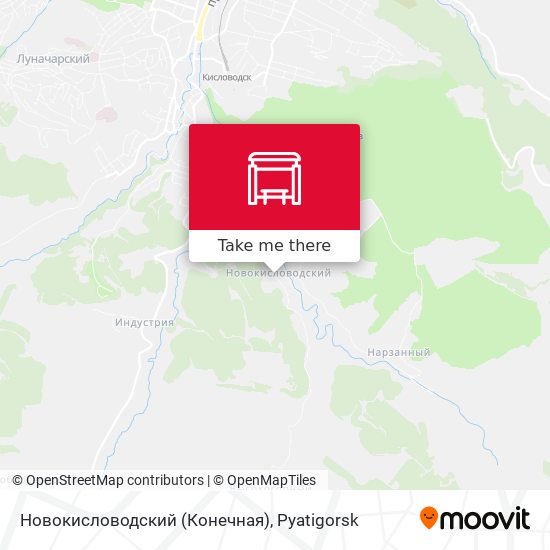 Новокисловодский (Конечная) map