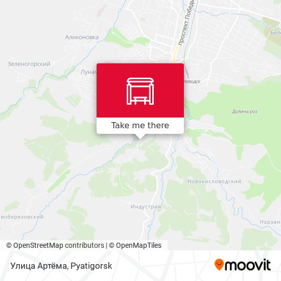 Улица Артёма map