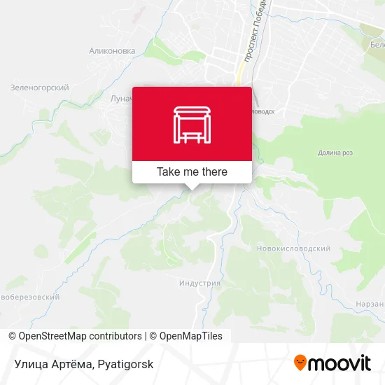 Улица Артёма map