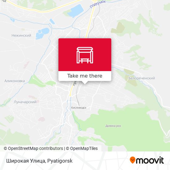 Широкая Улица map