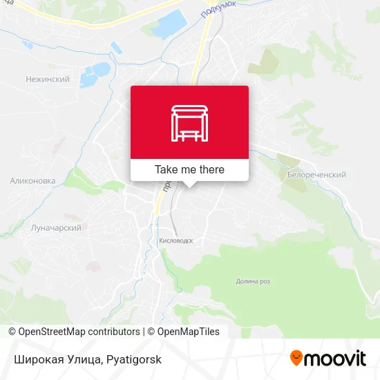 Широкая Улица map